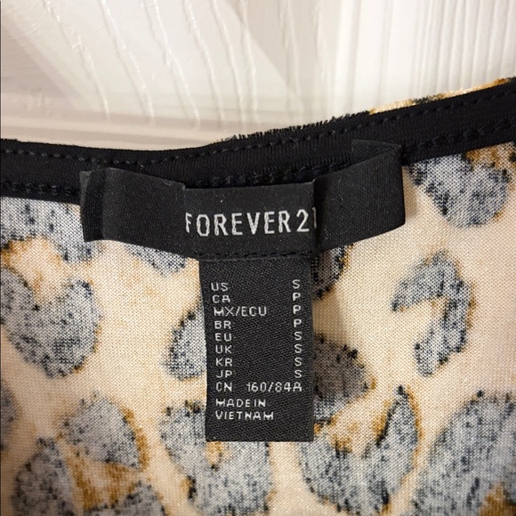 Forever 21 Leopard Print Camisole with Black Straps - Picture 2 of 6